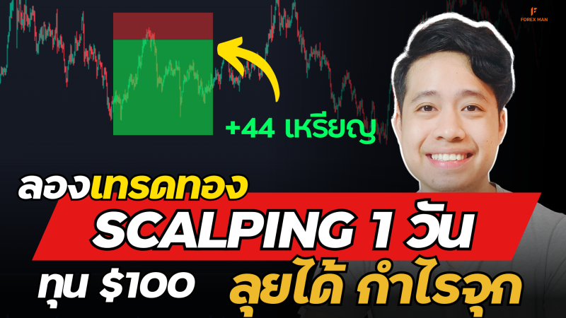ลองมาเป็นเทรดเดอร์ Scalping 1 วัน ด้วยทุน $100 กำไร หรือ ล้างพอร์ต?