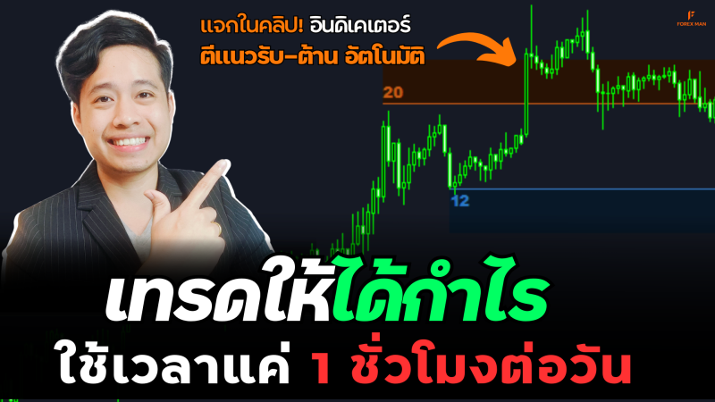 เฉลยเทคนิค! เมื่อมีเวลาเทรดแค่ 1 ชั่วโมงต่อวัน จะเทรดยังไงให้ได้กำไร